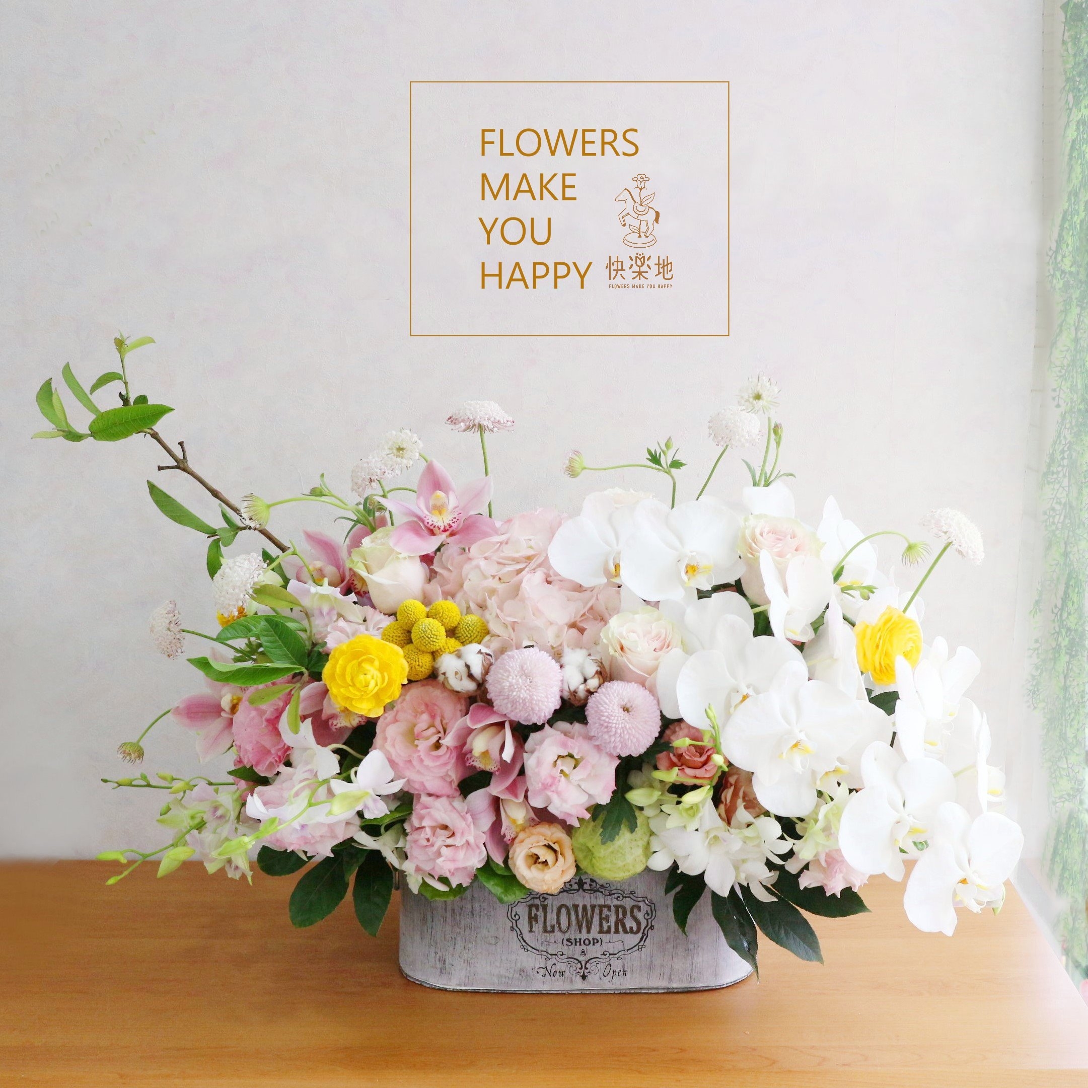 清淡流雲 I 盆花 AF190325