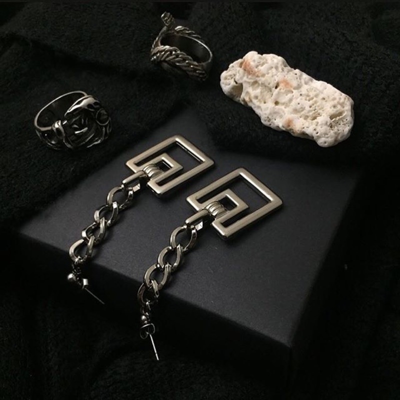 A.ENSE Earrings - cube 耳環 - 正方體