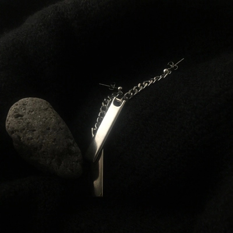 A.ENSE Earrings - cuboid 耳環 - 長方體