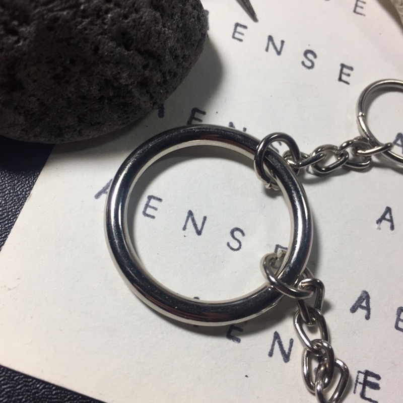 A.ENSE Earrings - angular ring 耳環 - 圓環
