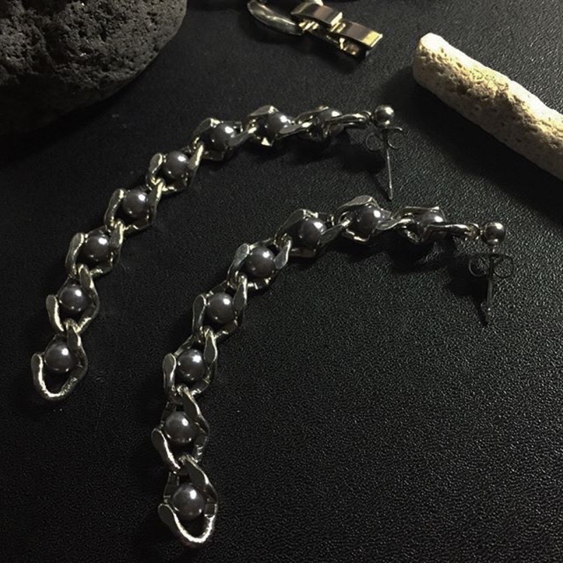 A.ENSE Earrings - Diamond need 耳環 - 菱形珠