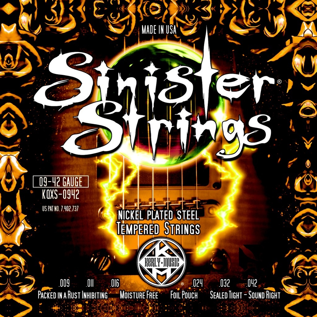 電吉他弦 美製金屬回火弦 Kerly Sinister系列 Music 0942~1150