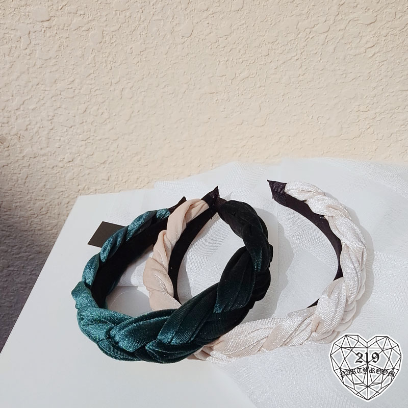 絲絨編織髮箍