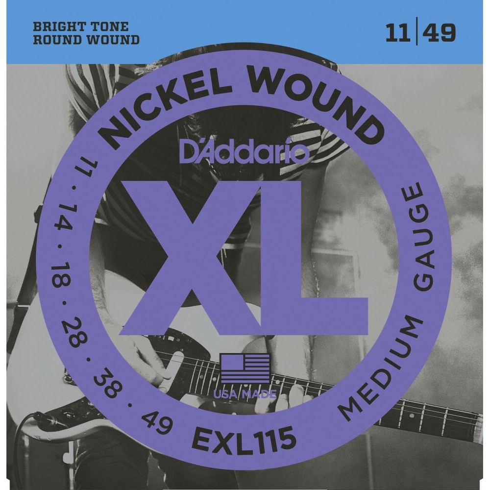 美國 D'Addario 電吉他弦  EXL115 / EXL115BT