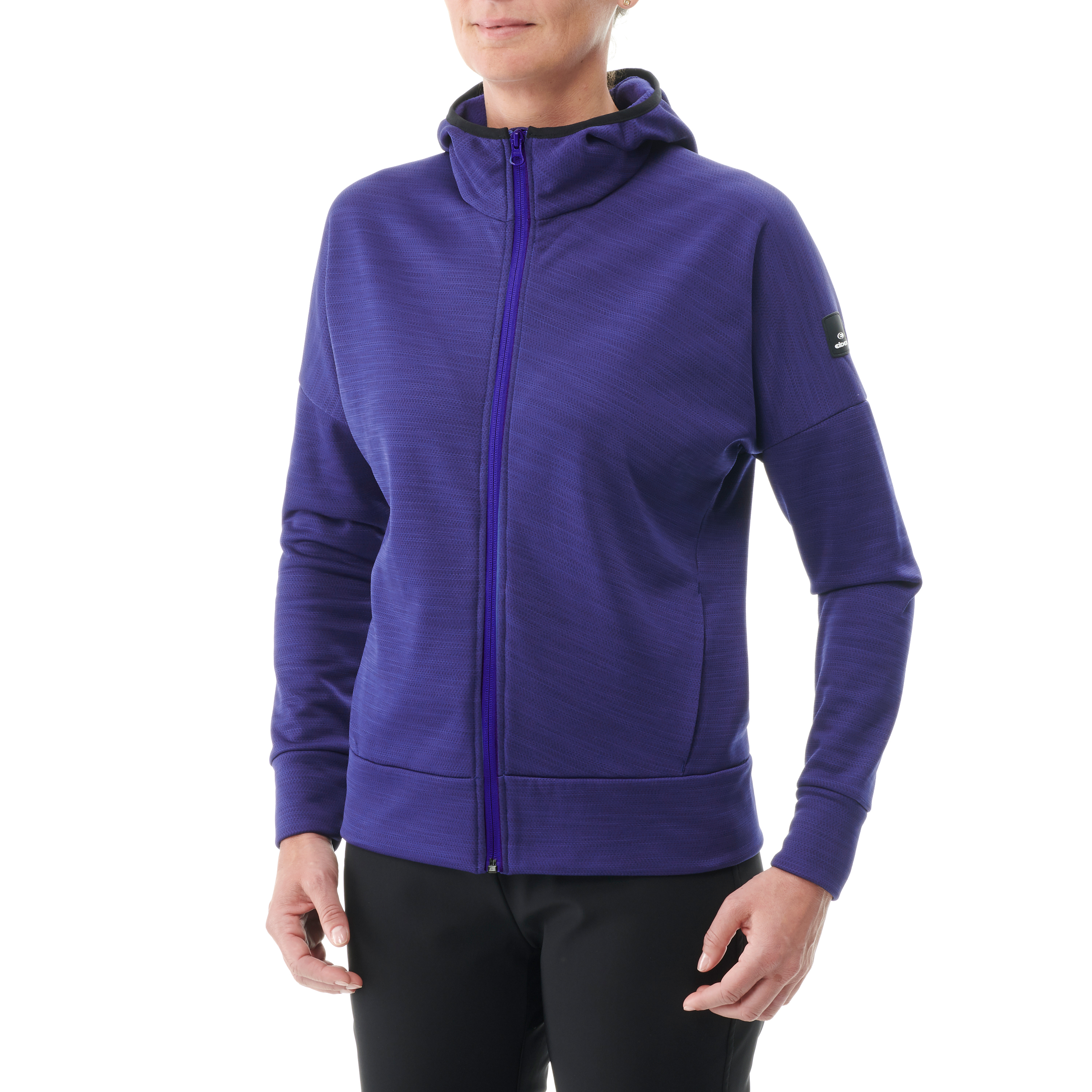 【EIDER】女保暖透氣連帽外套 / 9EIV4641-風暴紫