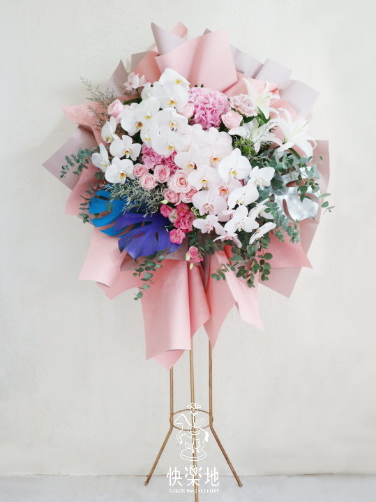 沁粉 I 高架花籃 I 大禮花  SF190904