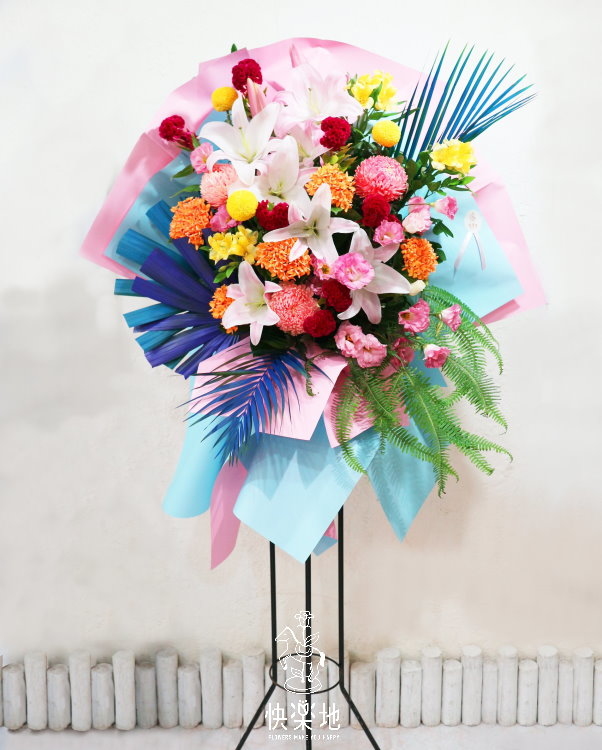 絢璨 I 高架花籃  I 大禮花  SF190906