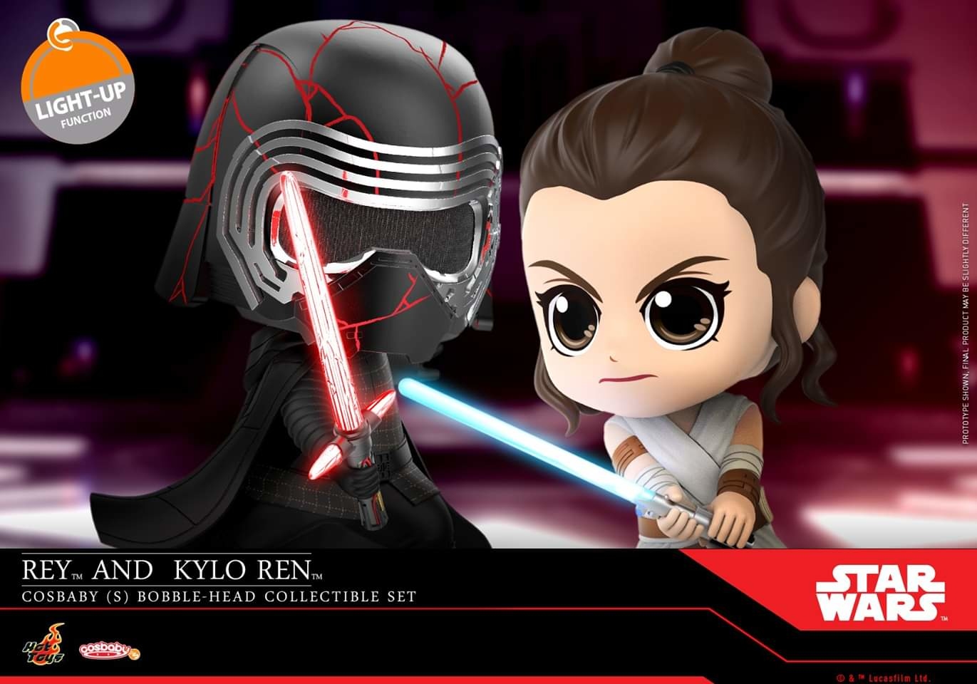 Hot Toys Star Wars Rey and Kylo Ren Cosbaby