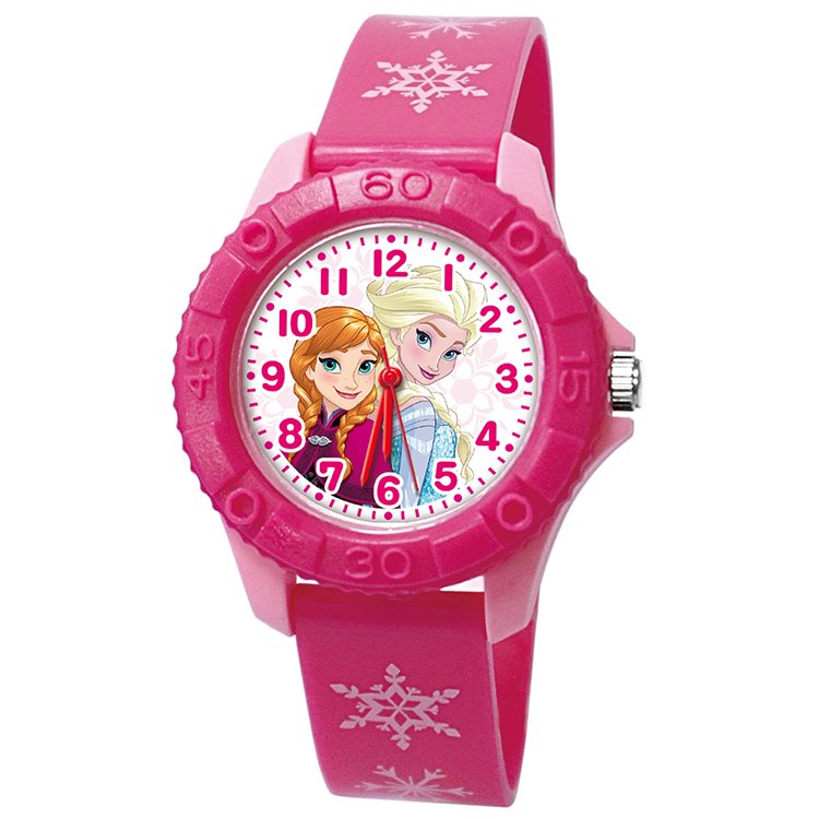 【迪士尼】冰雪奇緣姊妹雙色殼兒童錶(16)