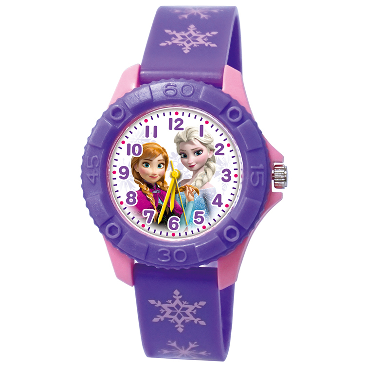 【迪士尼】冰雪奇緣姊妹雙色殼兒童錶(21)