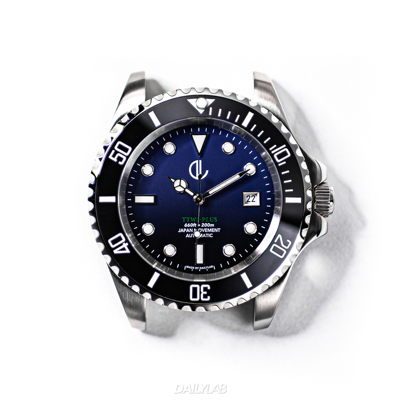 DailyLab TTWs PLUS｜44mm 陶瓷圈漸層水鬼王 機械潛水錶 - 海使