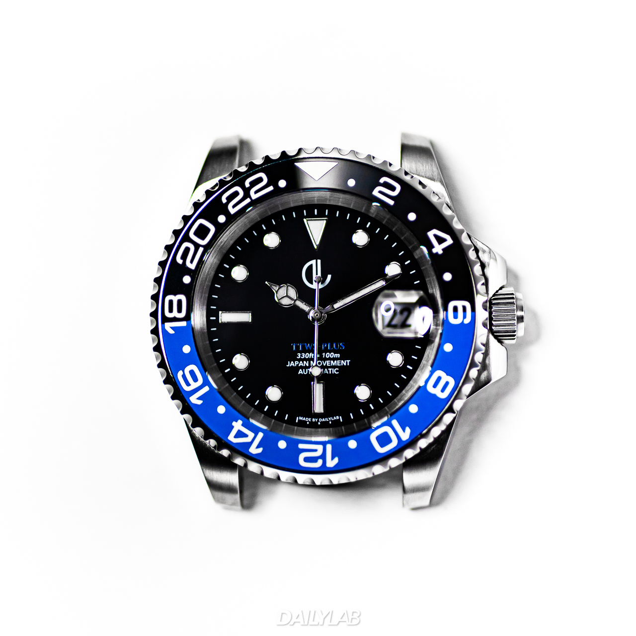 DailyLab TTWs PLUS｜陶瓷黑藍圈 41mm機械潛水錶 - 潛航者