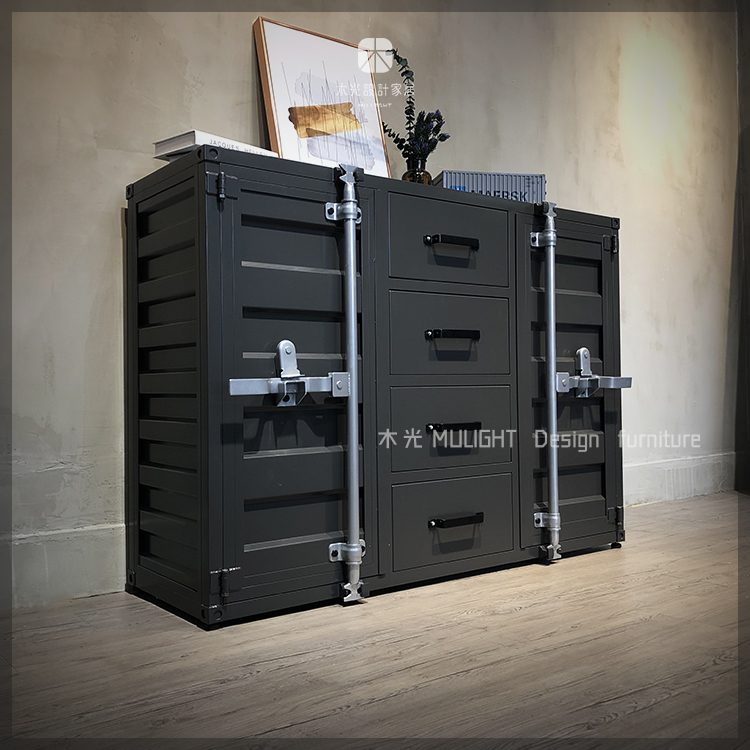 台灣製-全鐵貨櫃造型抽屜收納櫃 |可訂製