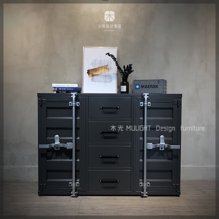 台灣製-全鐵貨櫃造型抽屜收納櫃 |可訂製