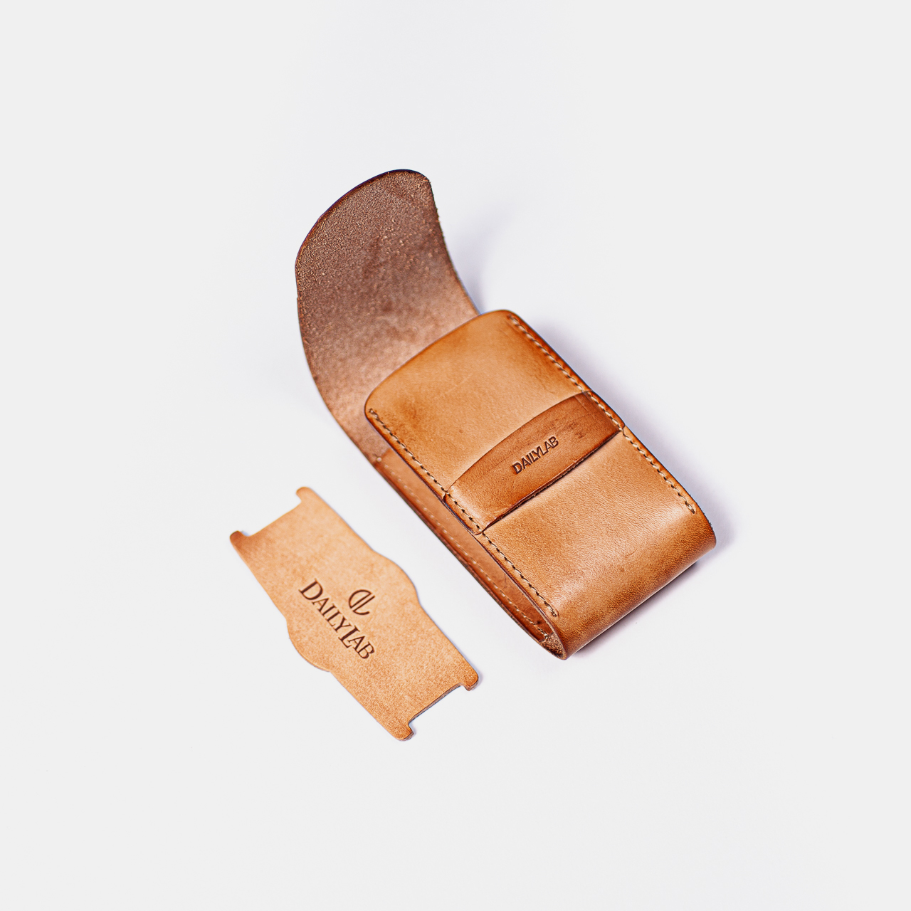 Italian Leather｜Watch Travel Case 真皮手錶旅行收納包｜原色刷舊插扣款