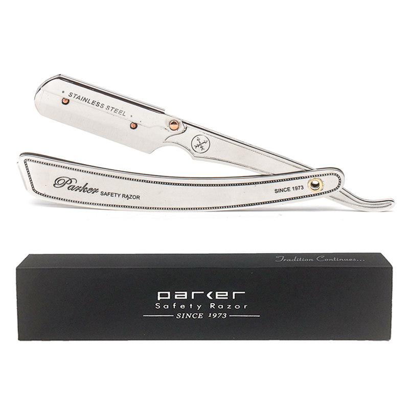 美國 Parker - SRX 不鏽鋼直式剃刀（可換刀片）
