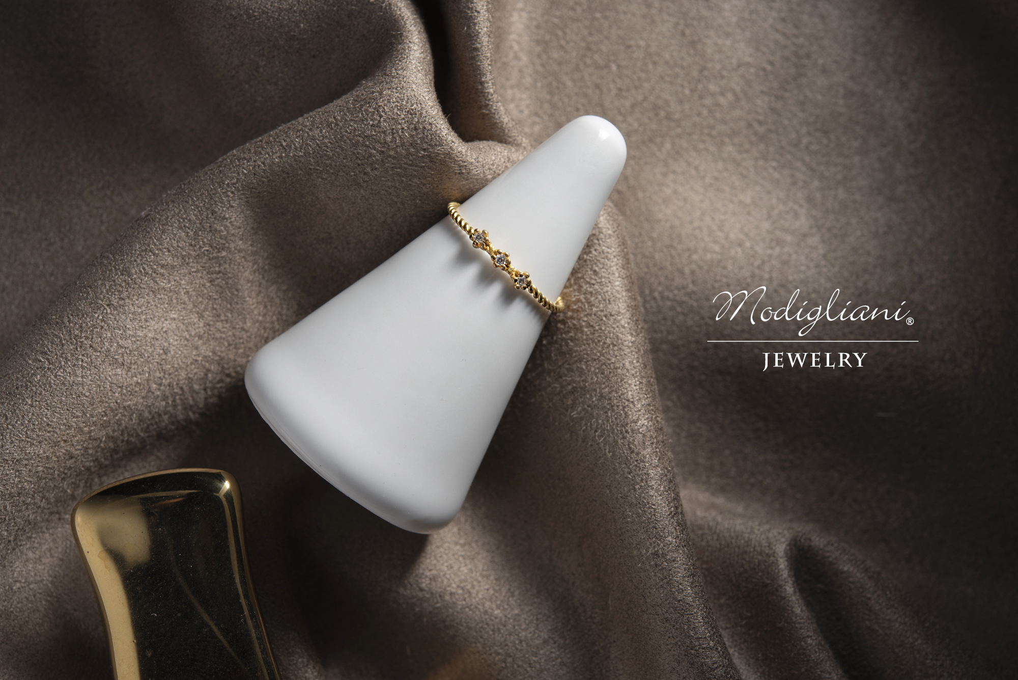 三連鑽皇冠兩戴式戒指