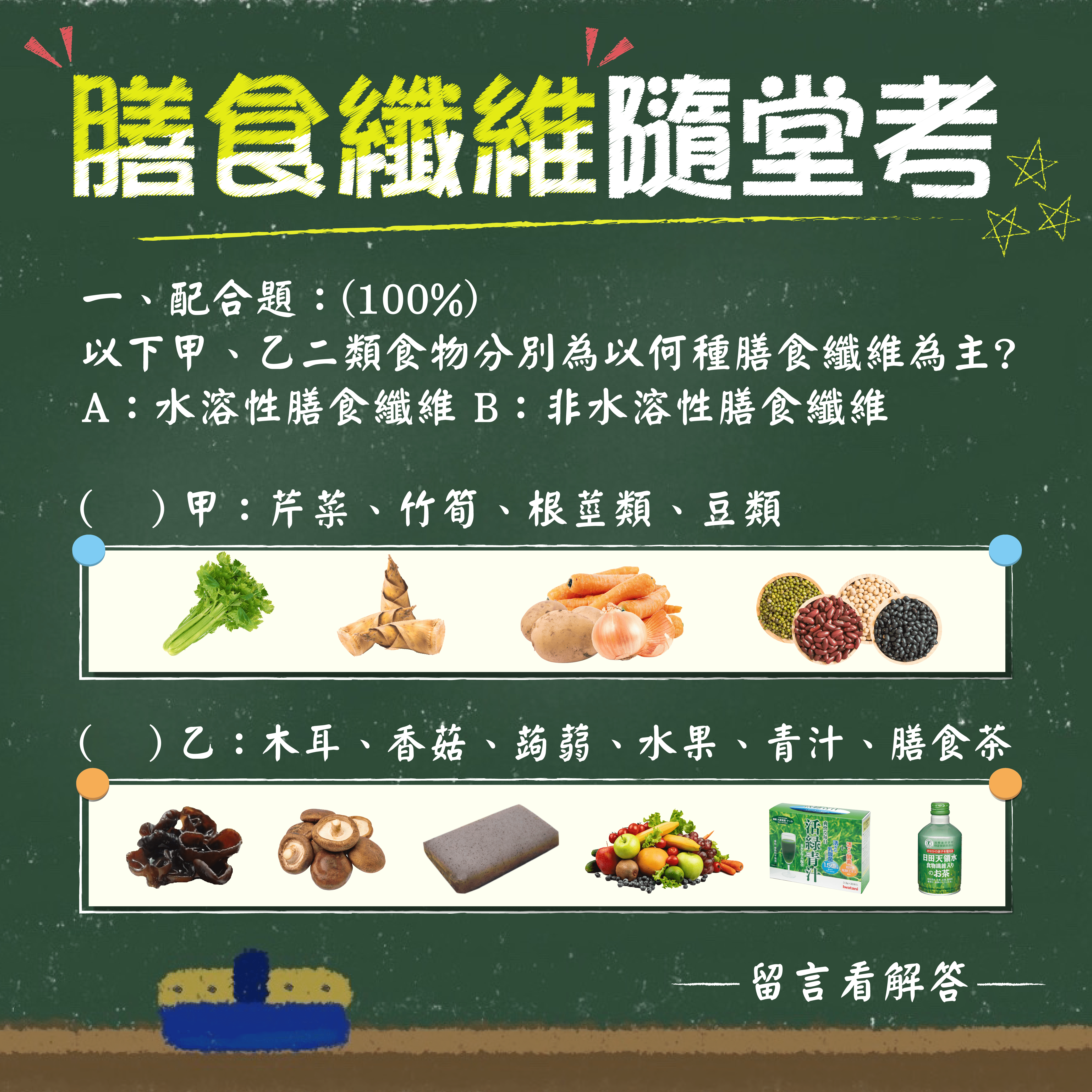 膳食纖維隨堂考