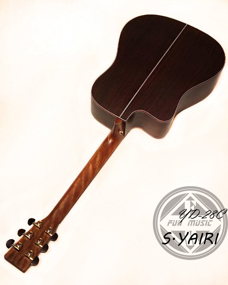 S.yairi Yd28 all soild 全單板木結他/精選ebony指板/提供一流舒適手感