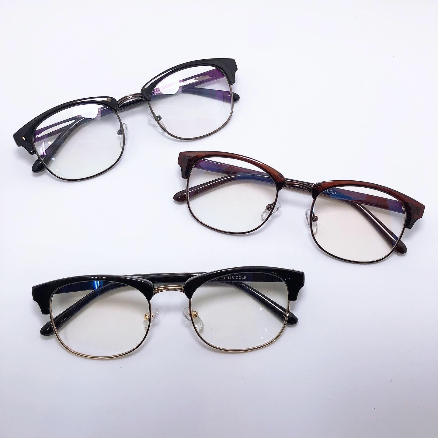 G0102996復古鏡框/三色