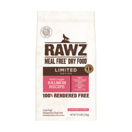 RAWZ Meal Free Dog Dry Food LIMITED RECIPE - WILD CAUGHT SALMON RECIPE (3.5lb,20lb)
