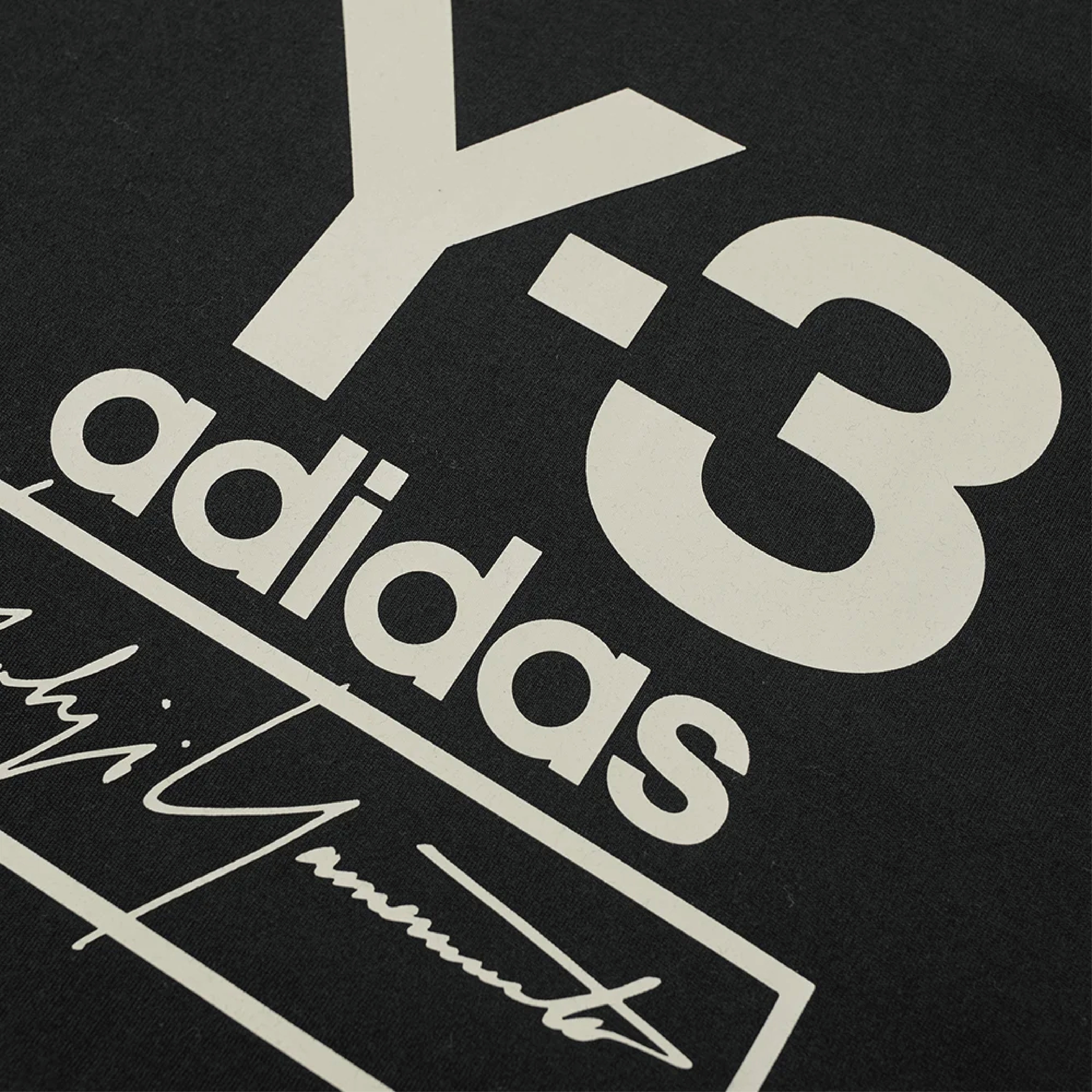 【 Y-3 M STKD SS T LOGO 長袖TEE - 黑 】
