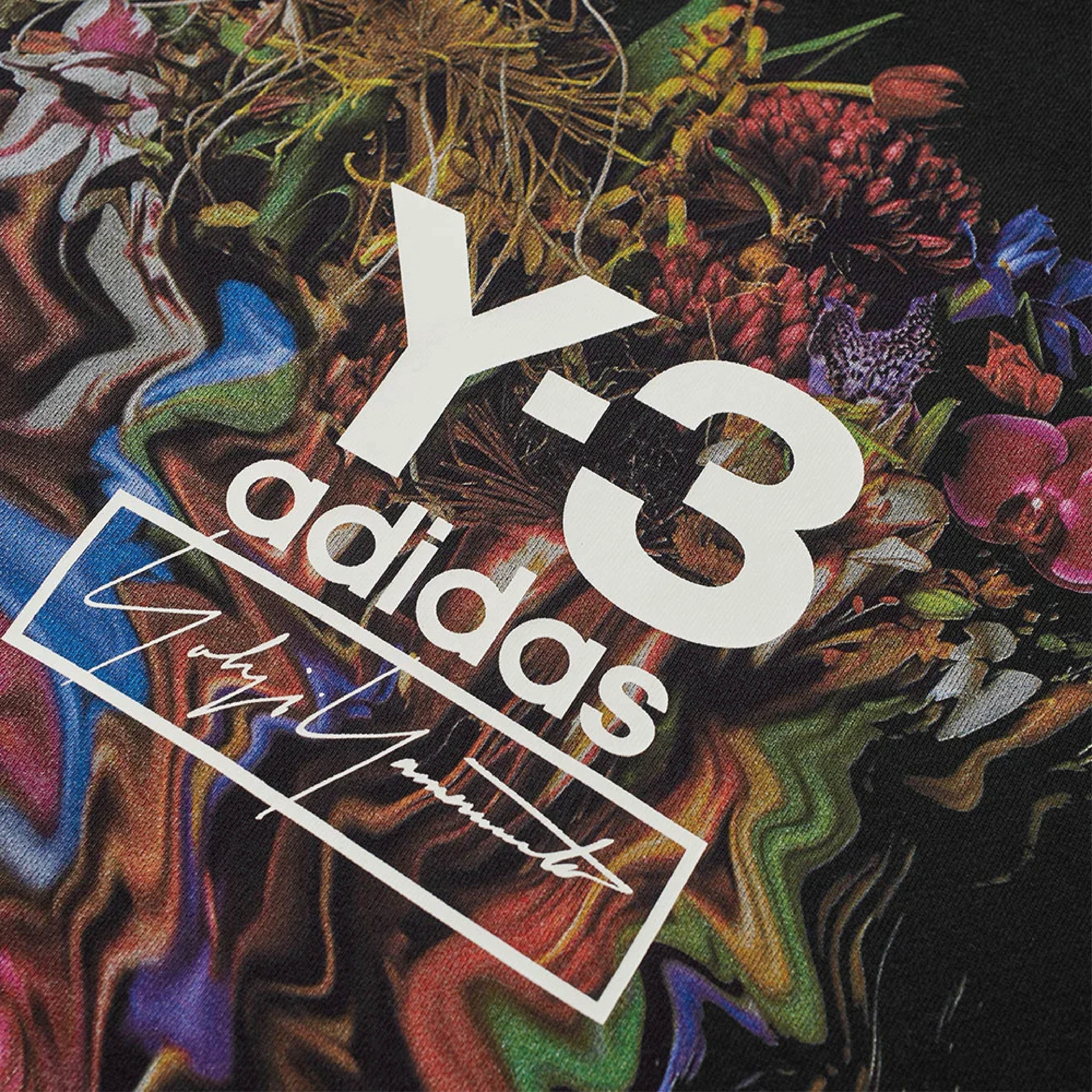 【 Y-3 M TOKETA HDY 模糊花束帽TEE - 黑 】