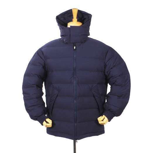 【 Y-3 M SMLS DOWN JKT 無縫連帽羽絨外套 - 藍紫 】