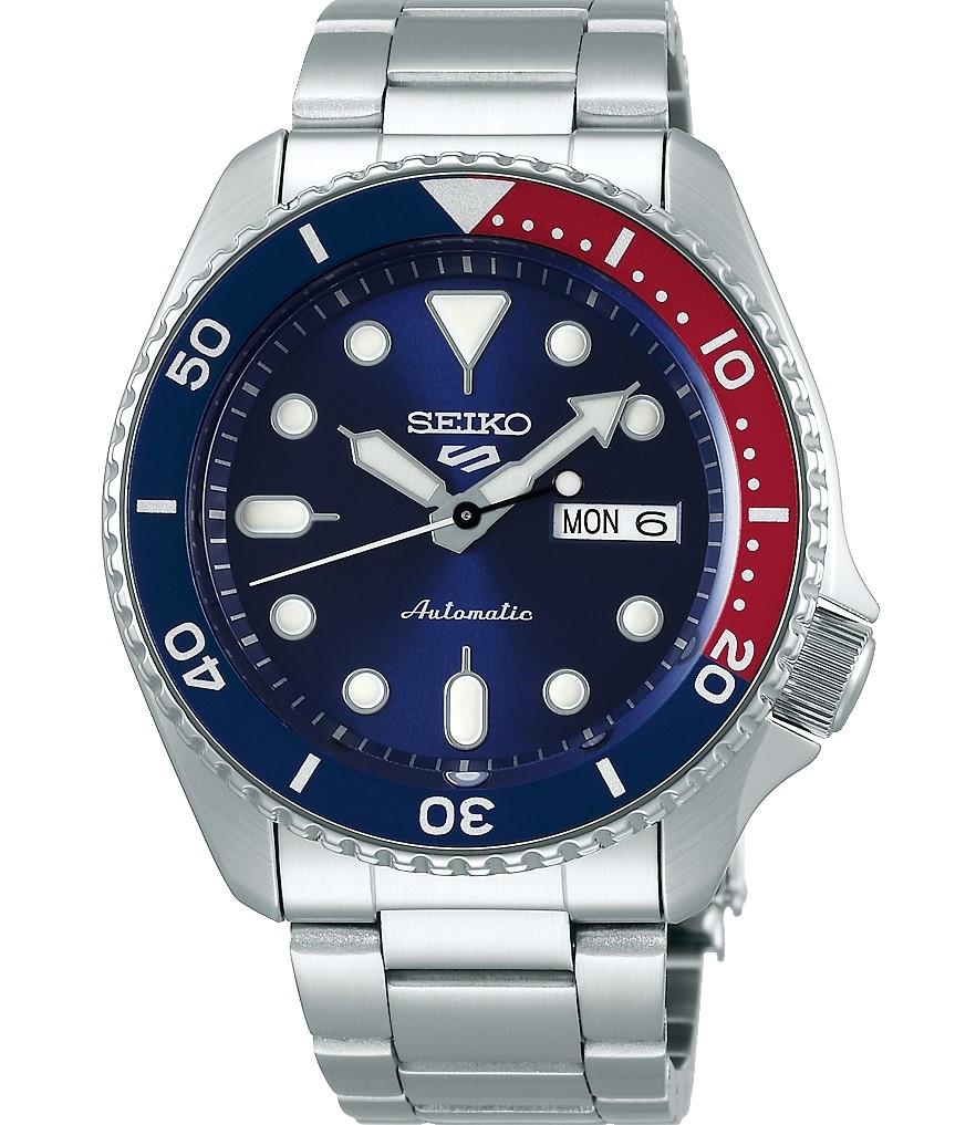 萬年鐘錶 - SEIKO  5 Sports   百事圈機械水鬼  SRPD53K1 / 4R36-07G0R  錶徑42.5MM