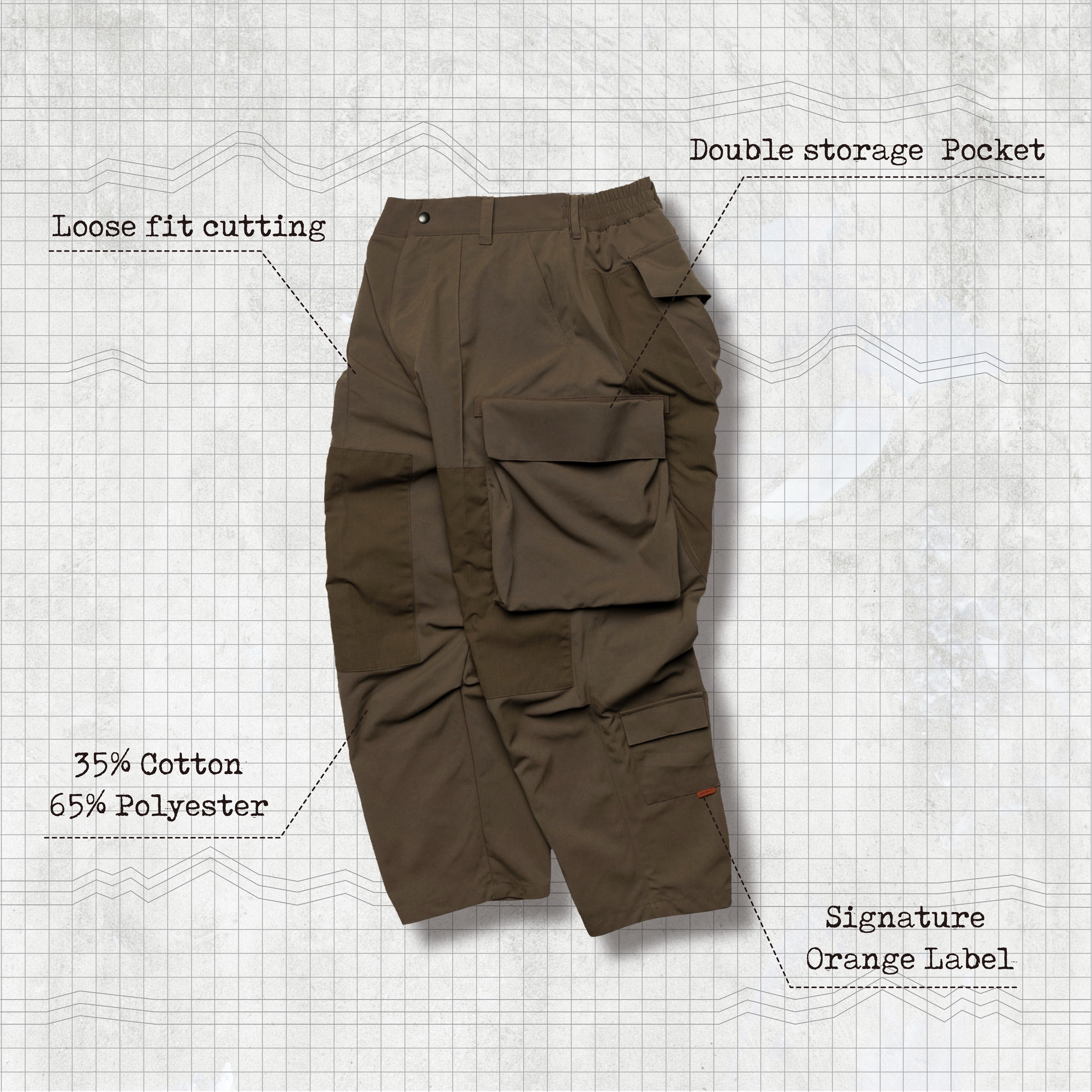 GOOPiMADE® “P-W.3D” Double knee Military Pants - Mammot