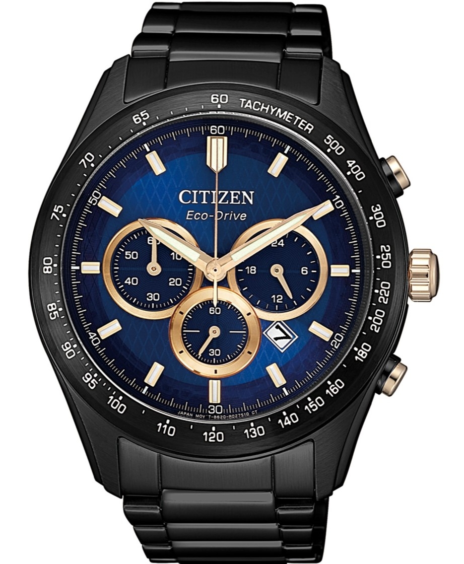 萬年鐘錶 - Citizen 星辰錶  光動能男錶   CA4458-88L  表徑43MM
