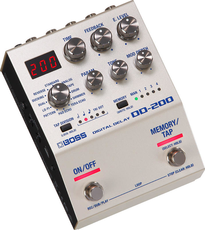 BOSS DD-200 數位 Digital Delay 延遲 單顆 效果器