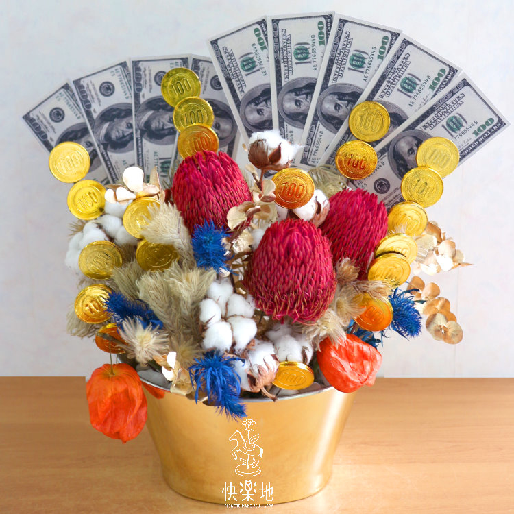 聚寶盆 I 永生花 I 乾燥花  PF190388