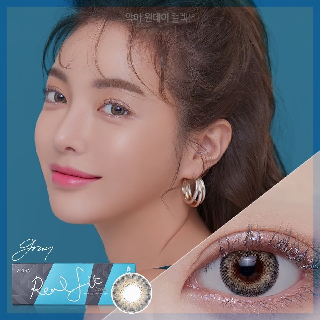 「1+1｣ LENSME Real Fit 3 Color #Gray 1-day /30p