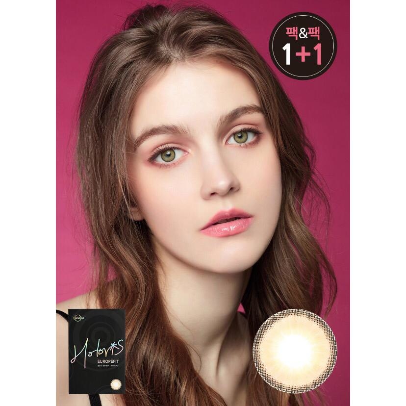 「1+1｣LENSME Holoris #Sand Beige 1month/ 2p