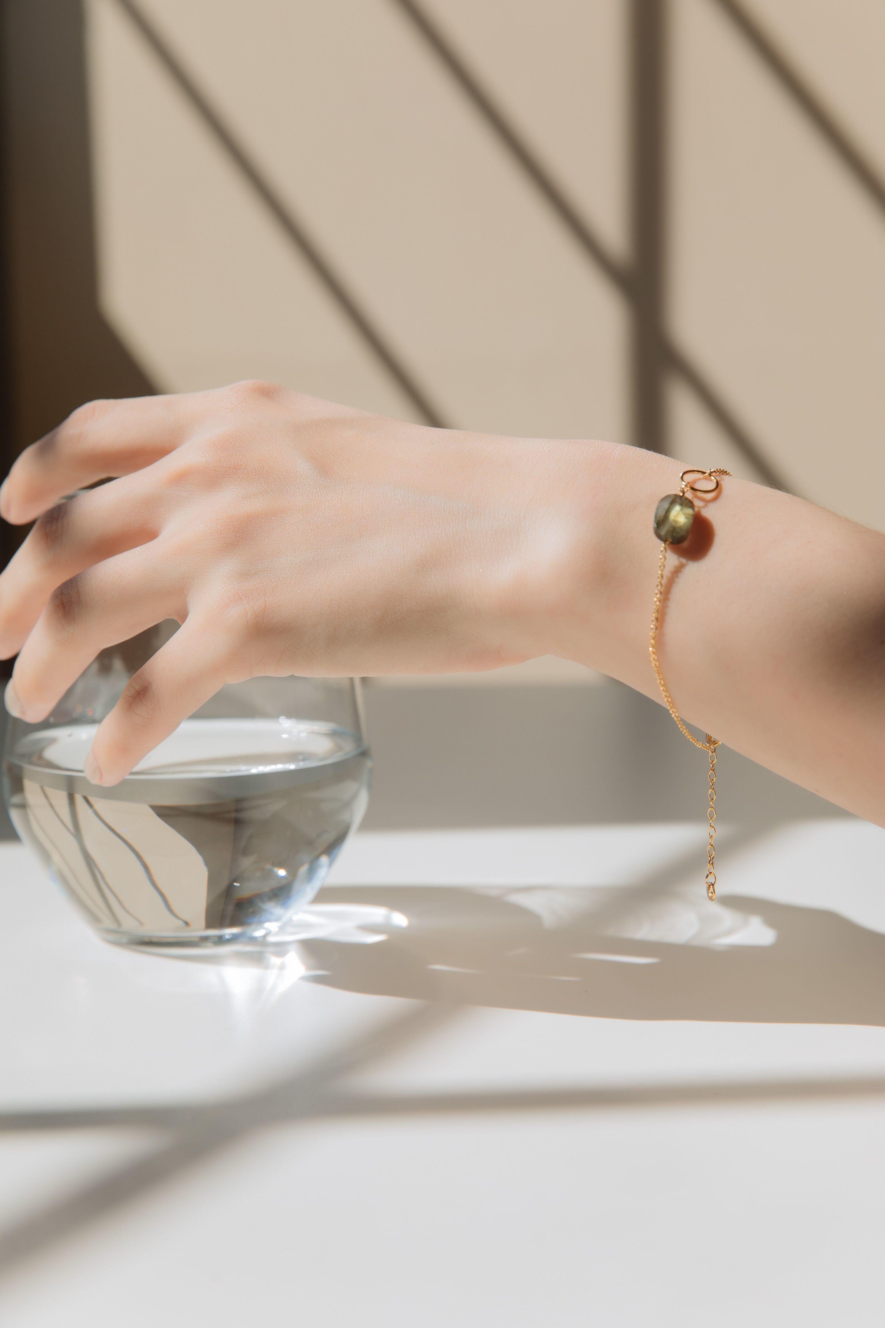 繫戀｜拉長石手鍊