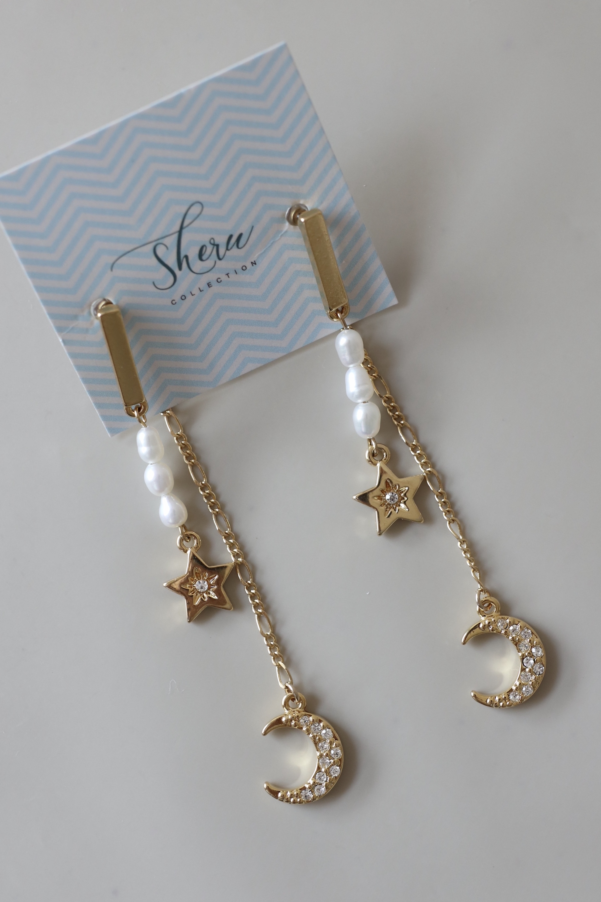 YOZORA PEARLS EARRINGS｜珍珠垂墜耳環