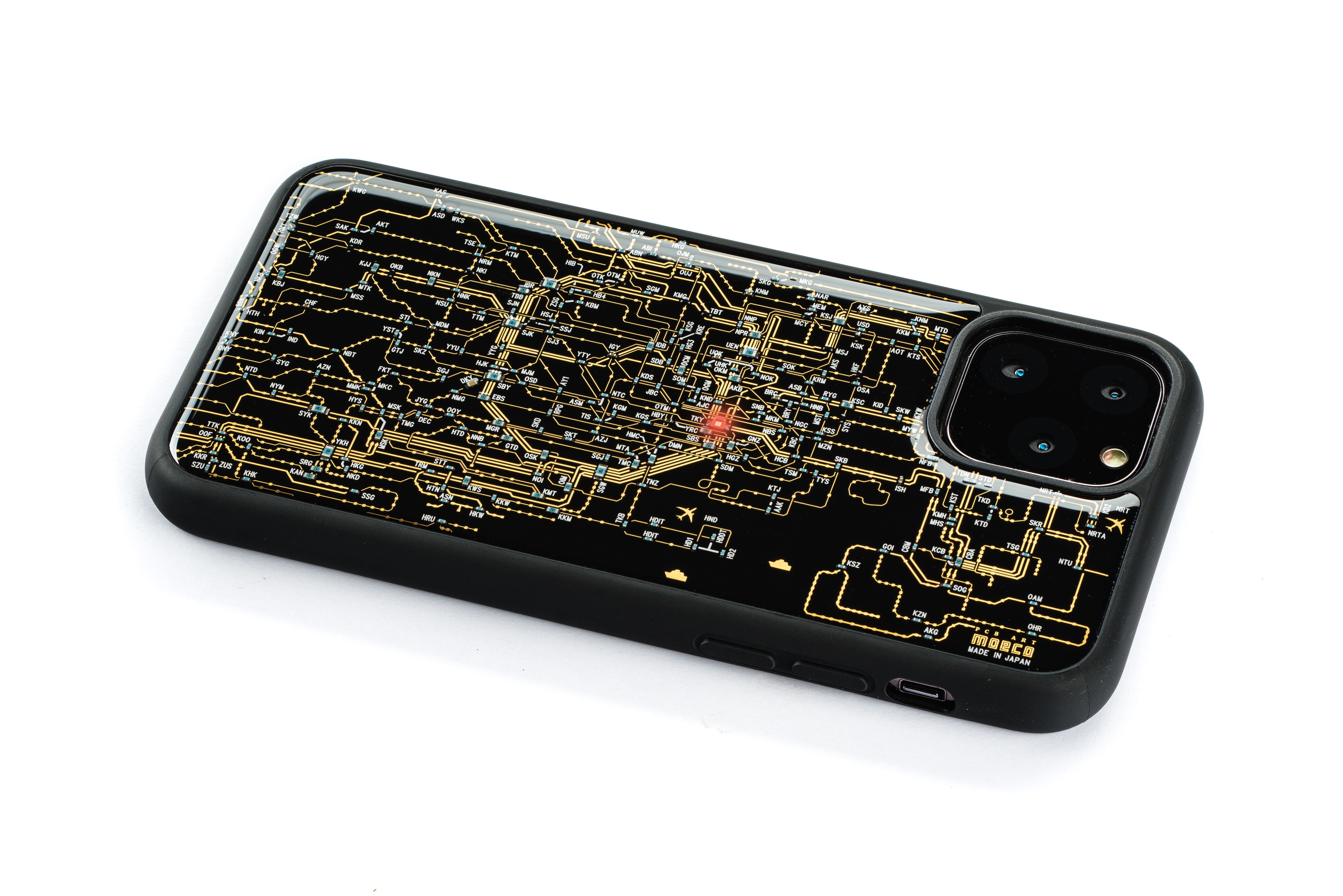 FLASH 東京電路線圖 iPhone 11Pro手機殼 ( 黑色 )