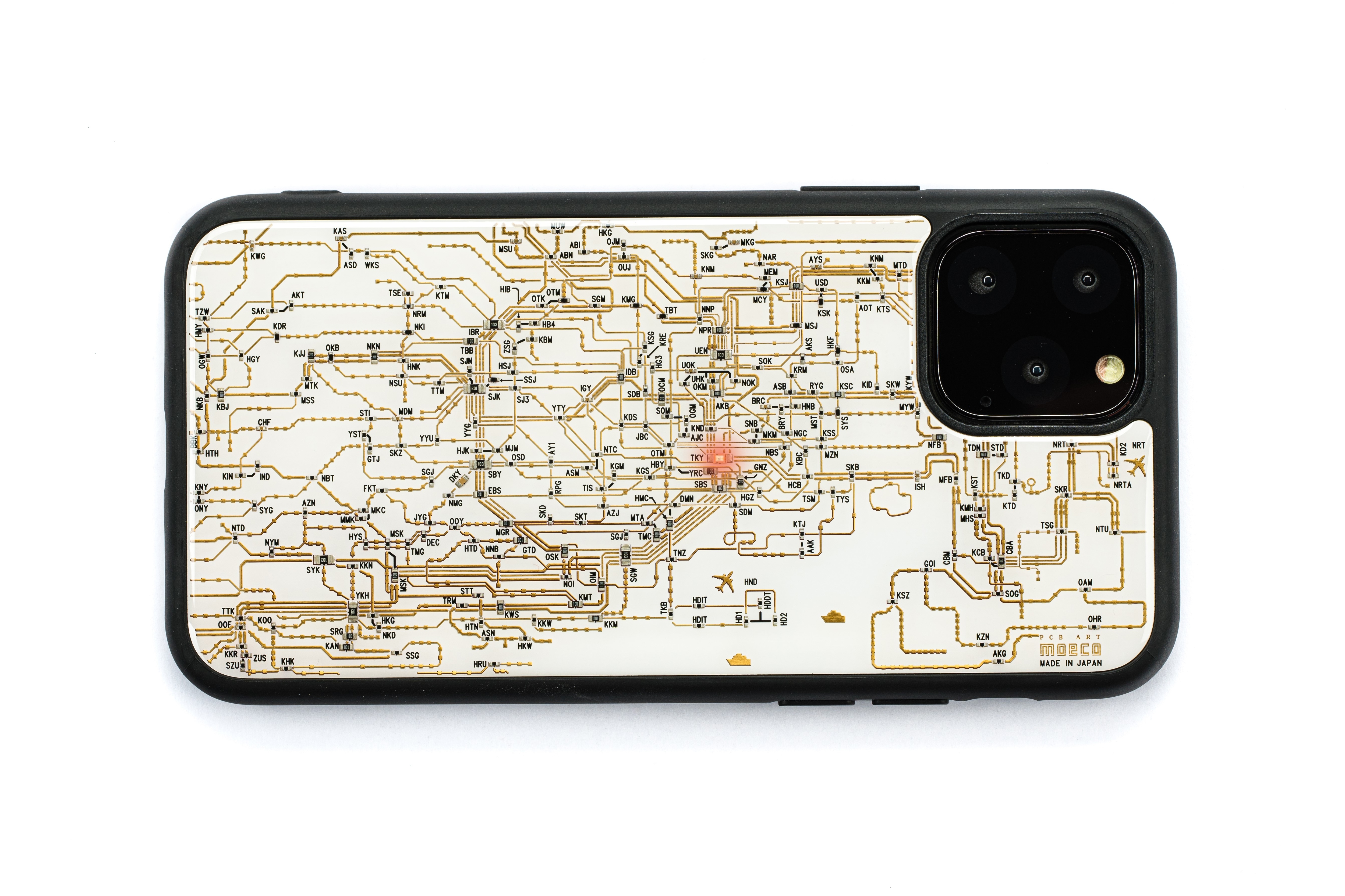 FLASH 東京電路線圖 iPhone 11Pro手機殼 ( 白色 )