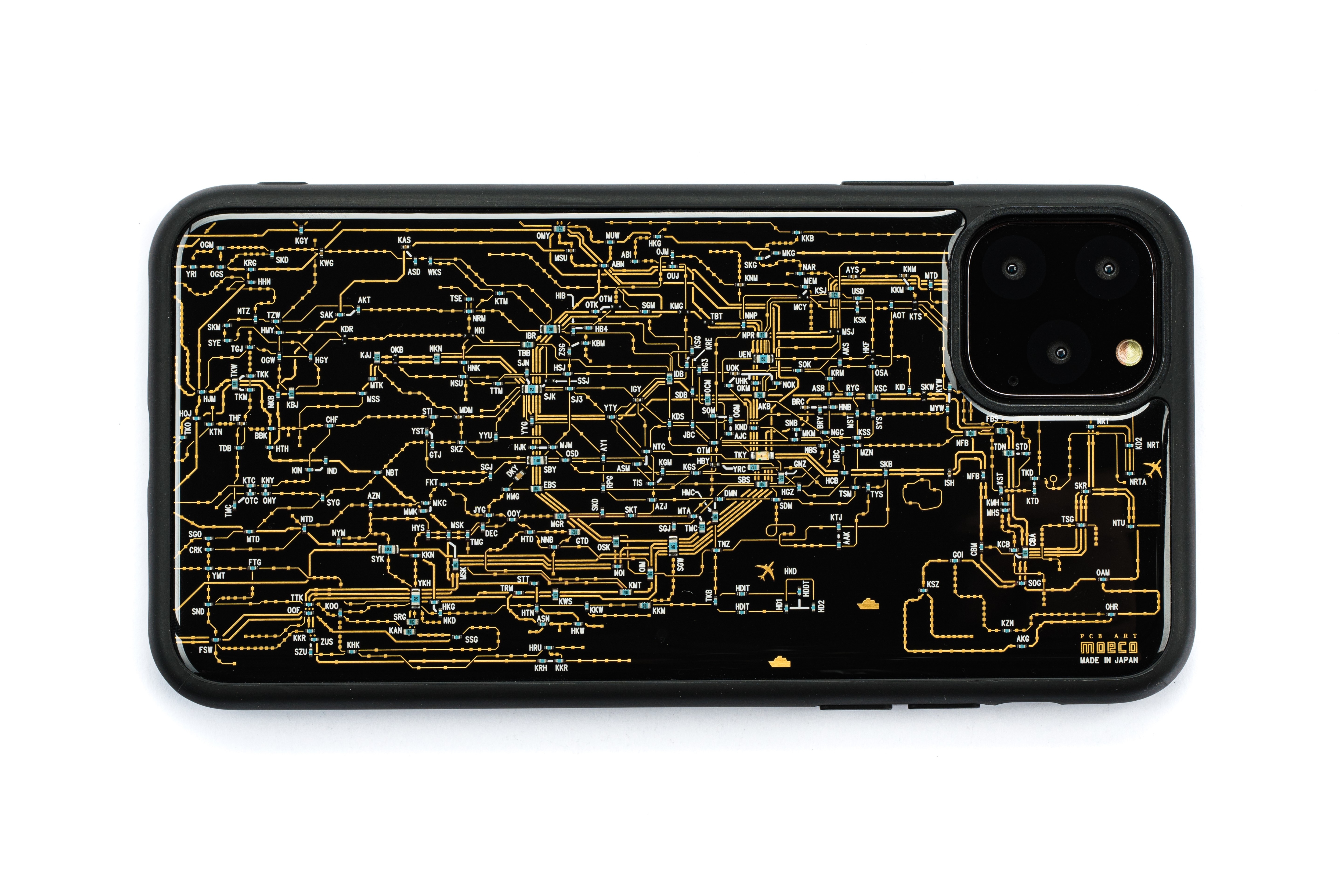 FLASH 東京電路線圖 iPhone 11Pro Max 手機殼 ( 黑色 )