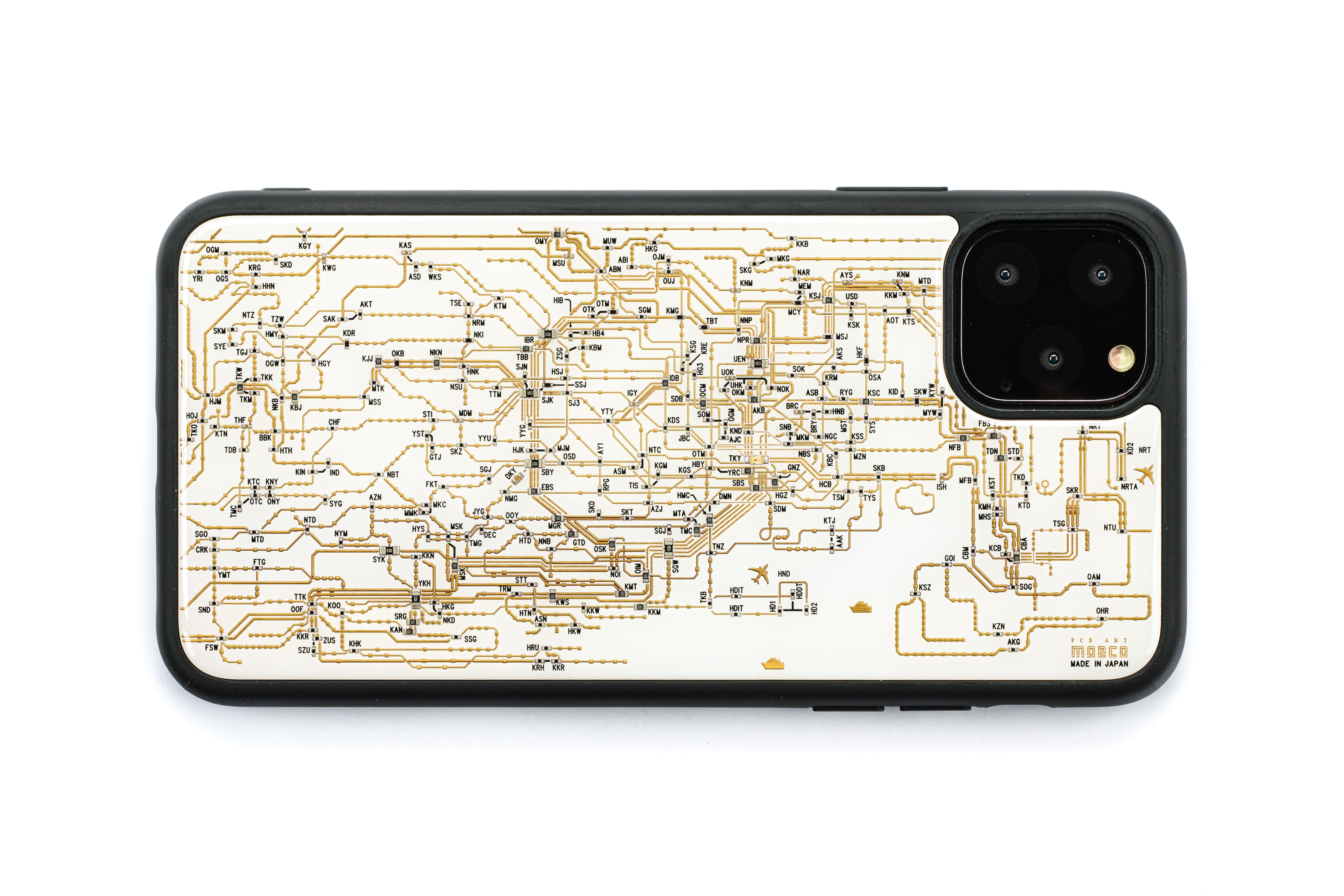 FLASH 東京電路線圖 iPhone 11Pro Max 手機殼 ( 白色 )