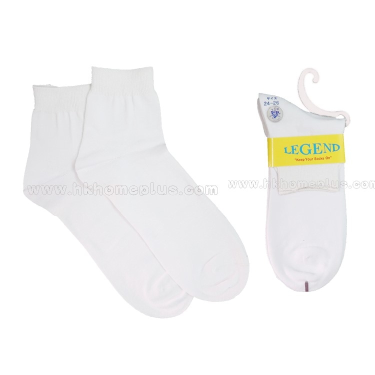 3對裝 LEGEND: 學生棉質短襪