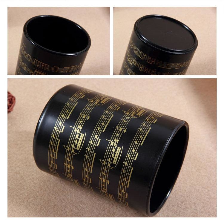 樂譜筆筒 IP05M 金色樂譜造型 台製 中型筆筒