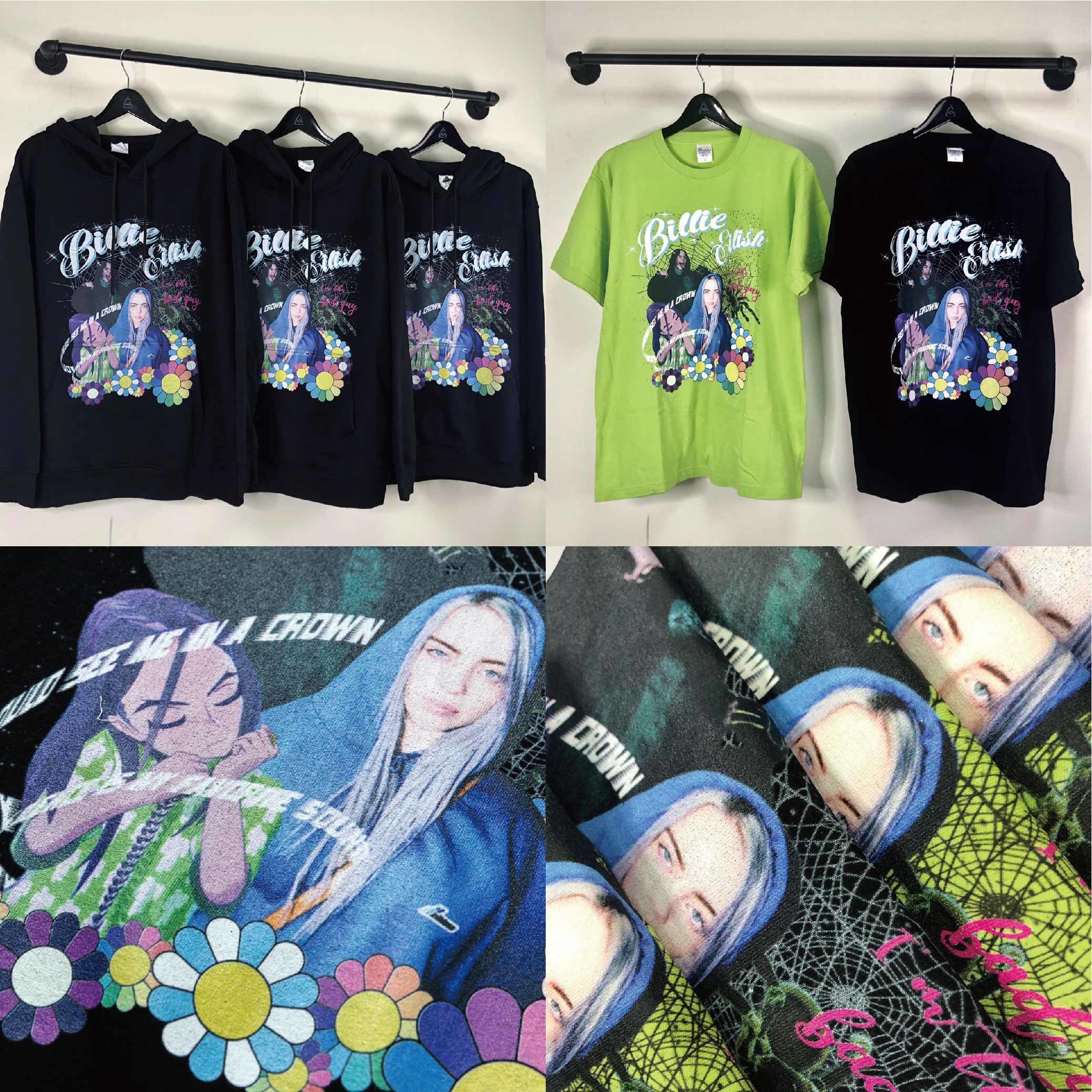 GHOST MADE  BILLIE EILISH ‘FLOWERS’ 肖像短袖/連帽衛衣 GhostMade