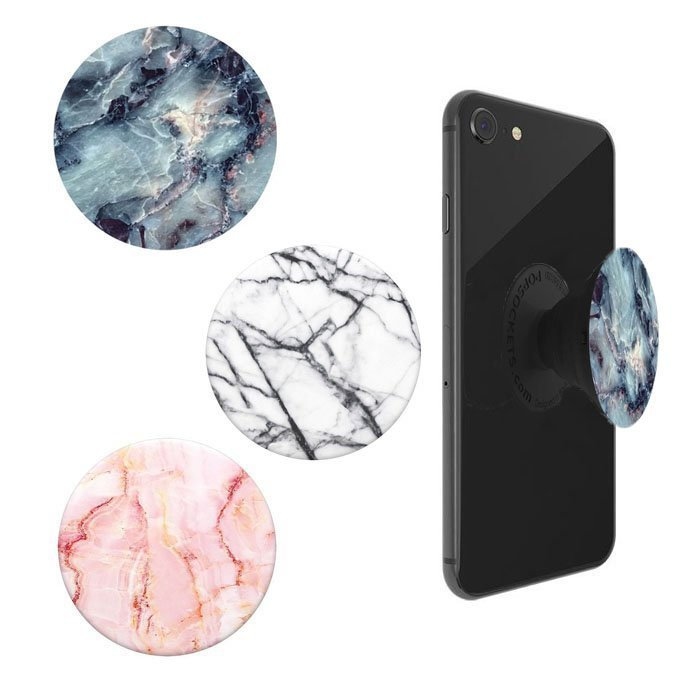 【6折】PopSockets泡泡騷 大理石 手機 追劇神器 抖音運鏡 捲線器 iPhone HTC Samsung