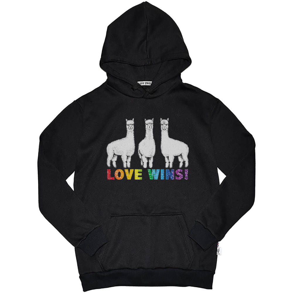 LOVE WINS: Triplets Alpaca 三羊開泰 高磅數長袖帽T