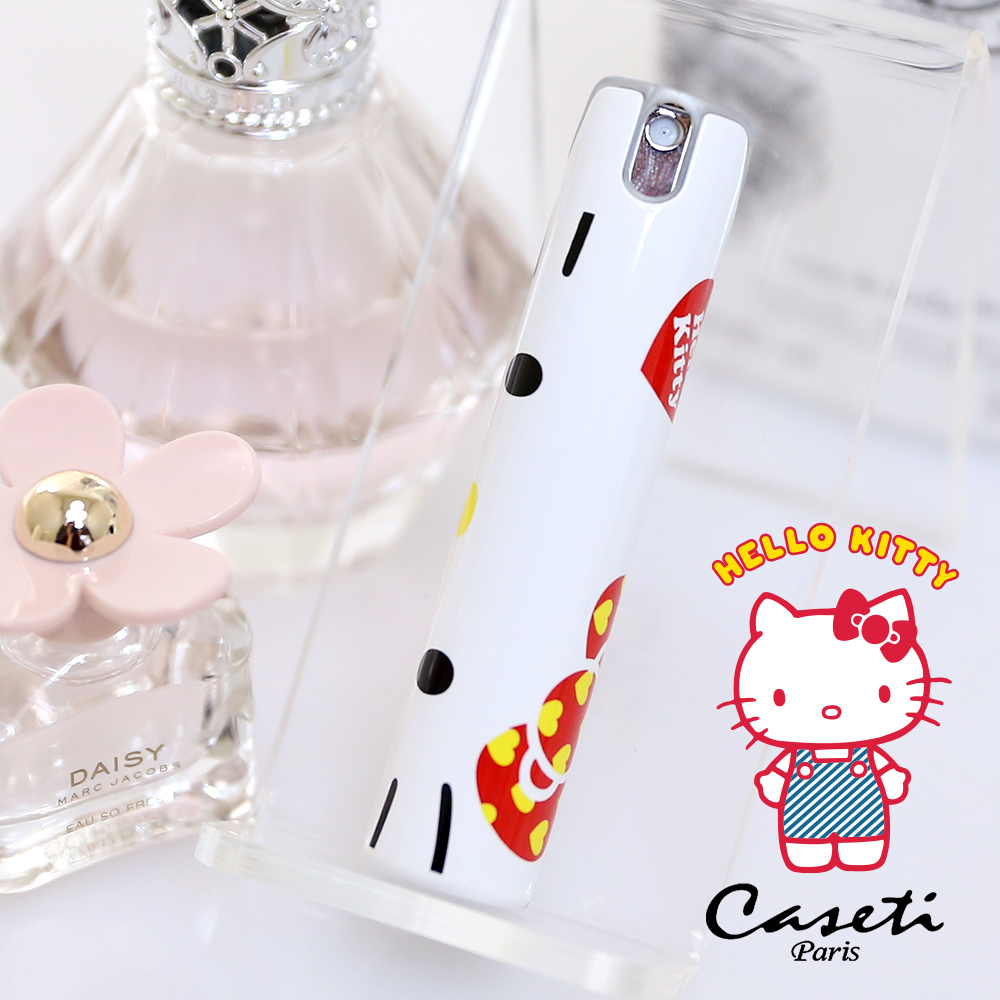 【Hello Kitty X Caseti】特寫凱蒂-現代感 Kitty香水分裝瓶 旅行香水攜帶瓶 香水瓶 噴瓶 壓瓶 空瓶 分裝瓶推薦