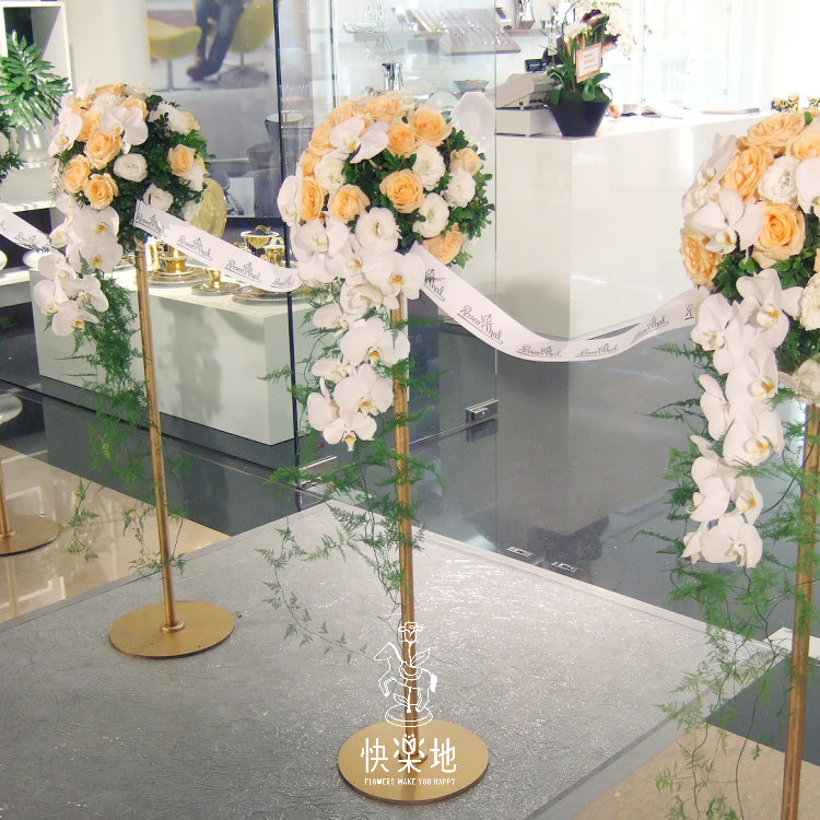 剪綵▪鮮花花柱▪量身設計款