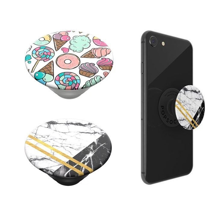 【6折】PopSockets泡泡騷 僅販售上蓋 甜甜圈 大理石 泡泡帽 手機 追劇 iPhone HTC Samsung