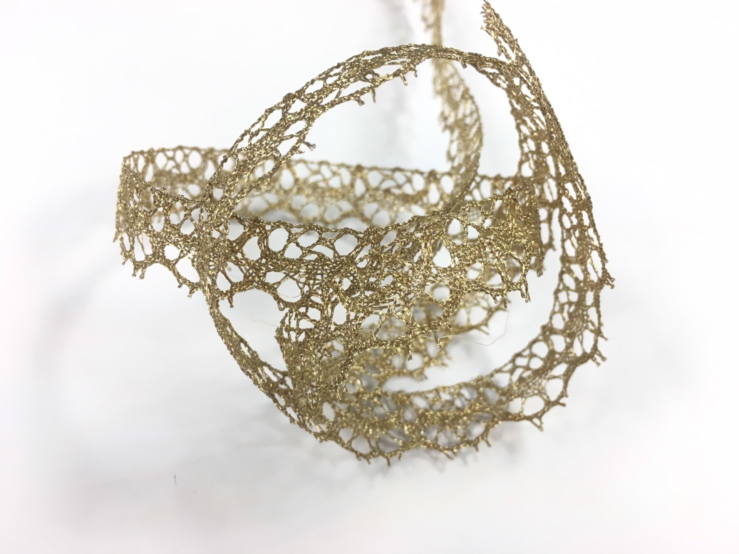 Torchon蕾絲金蔥紗/山陵編織/15mm